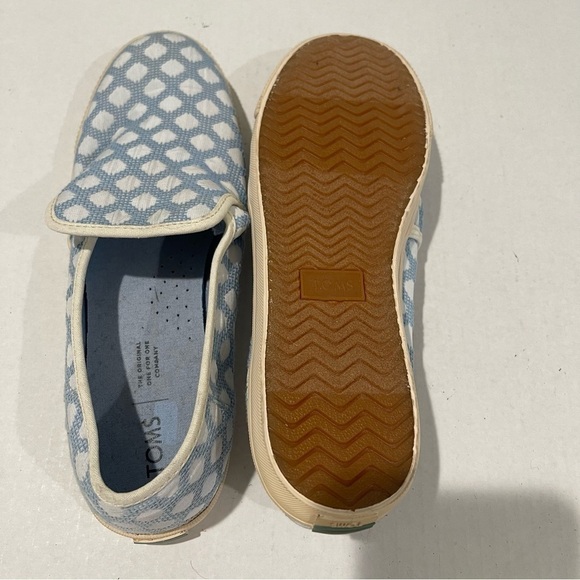 Women’s Toms Clemente Blue Slip On Shoes 9.5 US! - Picture 7 of 10
